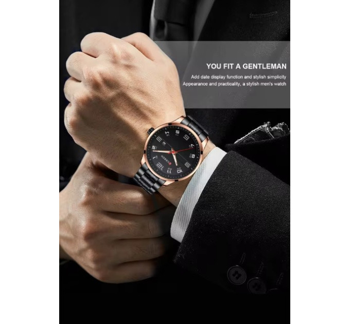 Часы наручные Curren 8411 (Black) (18691)