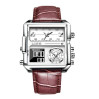 Часы наручные Lige Maxi LG8925 Original (Brown Lether ) (17793)