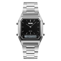 Часы наручные Skmei 1220 Original (Silver Black, 1220SIBK)