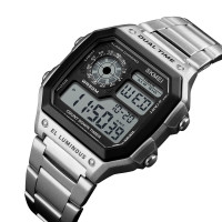 Часы наручные Skmei 1335 Original (Silver, 1335SI)