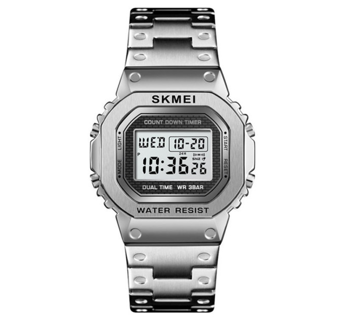 Часы наручные Skmei 1456 Original (Silver, 1456SI) (17135)