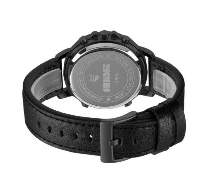 Часы наручные Skmei 1652 Original (Black White, 1652BKWT) (17161)