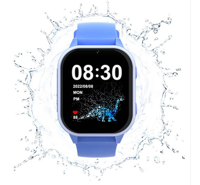 Детские смарт-часы Wonlex KT19 PRO Max Original часы-телефон с видеозвонком GPS WI-FI и SIM-картой (Blue) (19132)