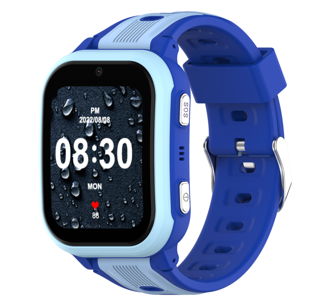 Детские смарт-часы Wonlex KT41 Original часы-телефон с видеозвонком GPS WI-FI и SIM-картой (Blue) (19139)