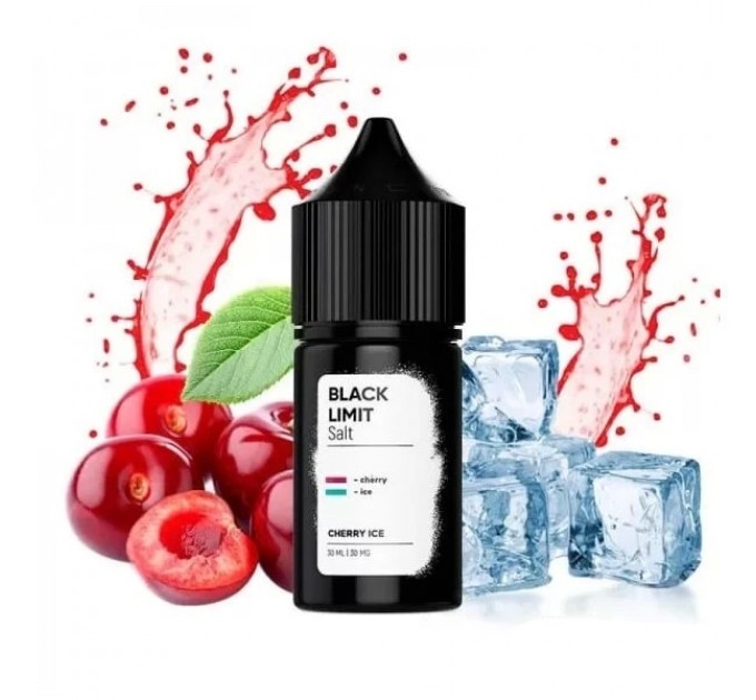 Жидкость для POD систем Black Limit Salt Cherry Ice 30 мл 30 мг (Вишня со льдом)