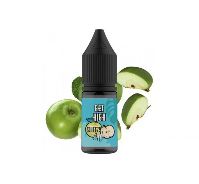 Рідина для POD систем Black Triangle Get High Salt Squeezy Apple 10 мл 30 мг (Яблуко)