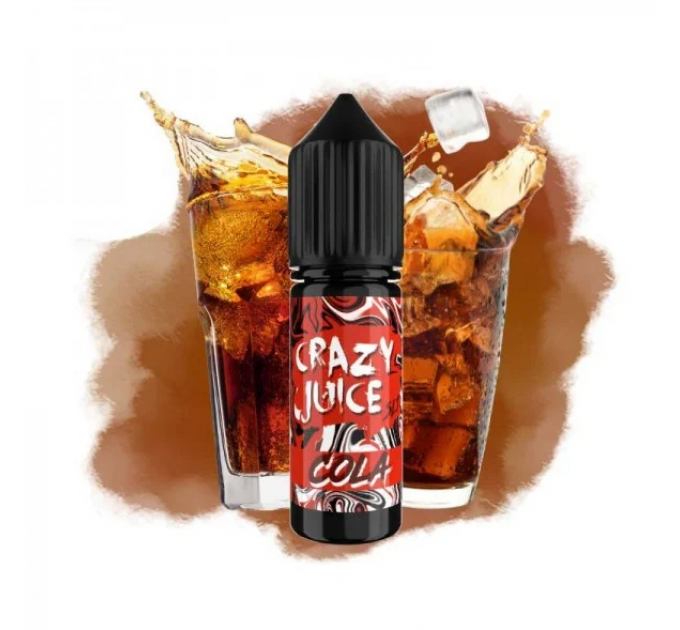 Жидкость для POD систем Crazy Juice Cola 15 мл 50 мг (Кола Лед)