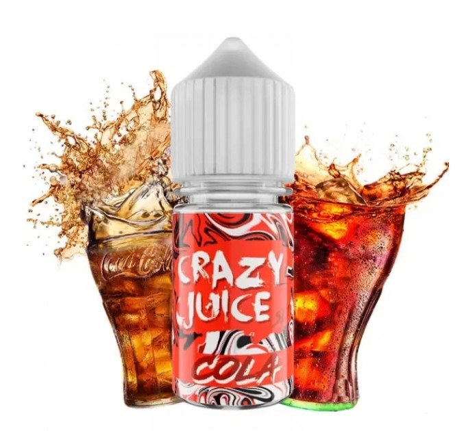 Жидкость для POD систем Crazy Juice Cola 30 мл 30 мг (Кола Лед)