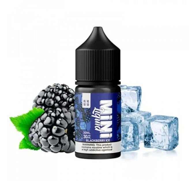 Жидкость для POD систем Mini Liquid Salt Blackberry Ice 30 мл 30 мг (Ежевика с холодком)