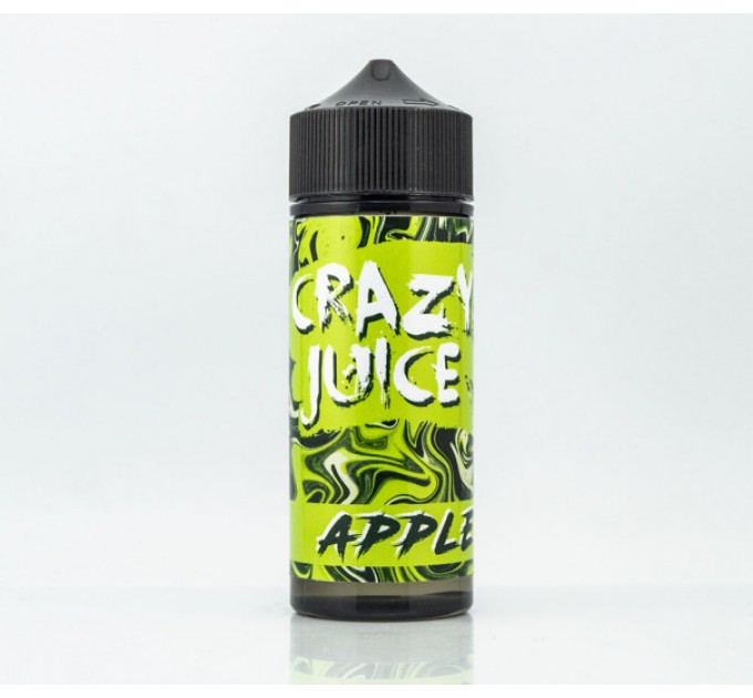 Рідина для електронних сигарет Crazy Juice Apple 120 мл 6 мг (Зелене Яблуко)