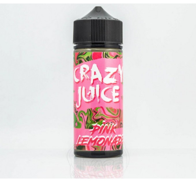 Жидкость для электронных сигарет Crazy Juice Pink Lemonade 120 мл  6 мг (Цедра, малина, апельсин и прохлада)