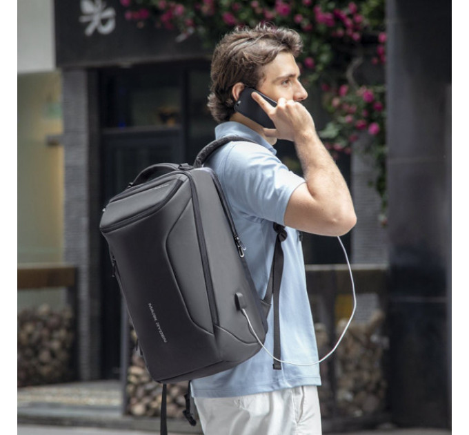 Городской рюкзак Mark Ryden 9031YSJ 28л для ноутбука до 17.3'' и USB-портом (Black) (17581)