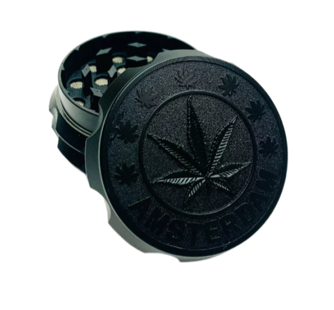 Гриндер для измельчения табака D&K CANNABIS DK-5083-4 (Black) (15713)