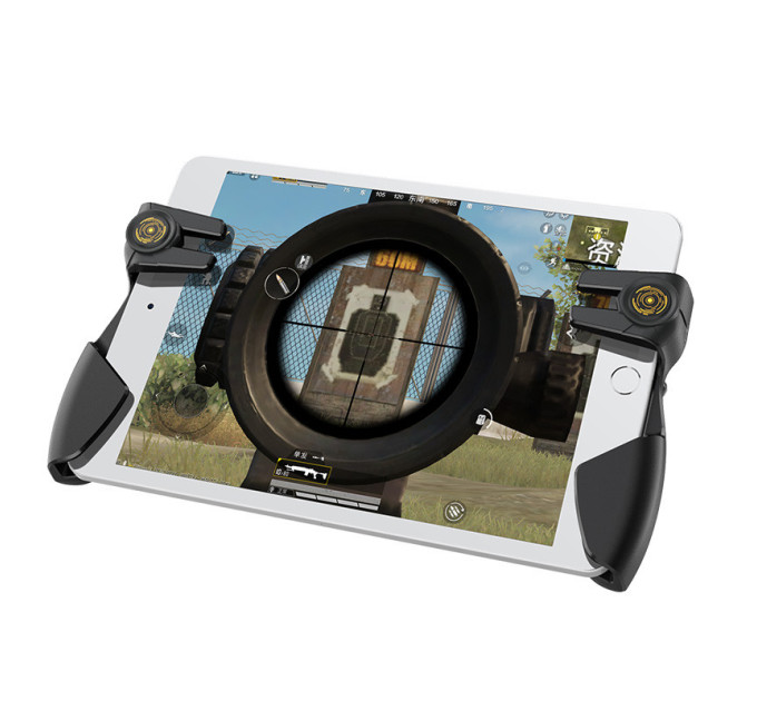 Игровой триггер импульсный для телефона Memo AKpad-8k Original мобильный джойстик с макросом (Black) (19185)