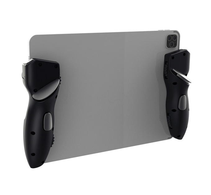 Игровой триггер импульсный для телефона Memo AKpad-8k Original мобильный джойстик с макросом (Black) (19185)