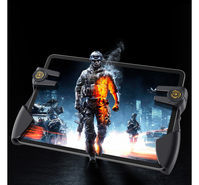 Игровой триггер импульсный для телефона Memo AKpad-8k Original мобильный джойстик с макросом (Black) (19185)