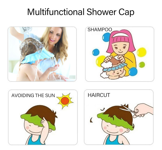 Козырек для мытья головы детский LVR 032 защитная шапочка для купания ребенка (Yellow) (19008)