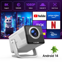 Мультимедийный смарт-проектор с автофокусом Magcubic X7 Android 14, chip H726, 8K24fps, 2GB/16GB домашний кинотеатр (Silver)