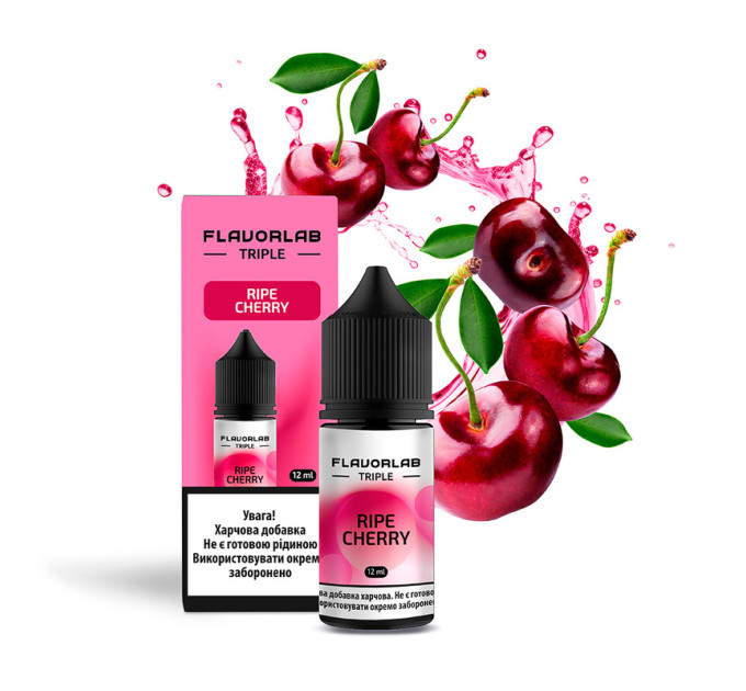 Набор для самозамеса на солевом никотине Flavorlab Triple 30 мл (Ripe Cherry Спелая вишня, 0-65 мг) (17533)