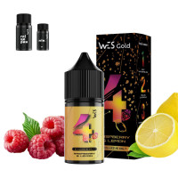 Набір для самозамішування на сольовому нікотині WES Gold 30 мл, 0-65 мг Raspbery Lemon (Малина з лимоном)