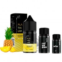 Набор для самозамеса на солевом никотине WES Platinum 30 мл, 0-65 мг Pineapple Coconut (Ананас и кокос)