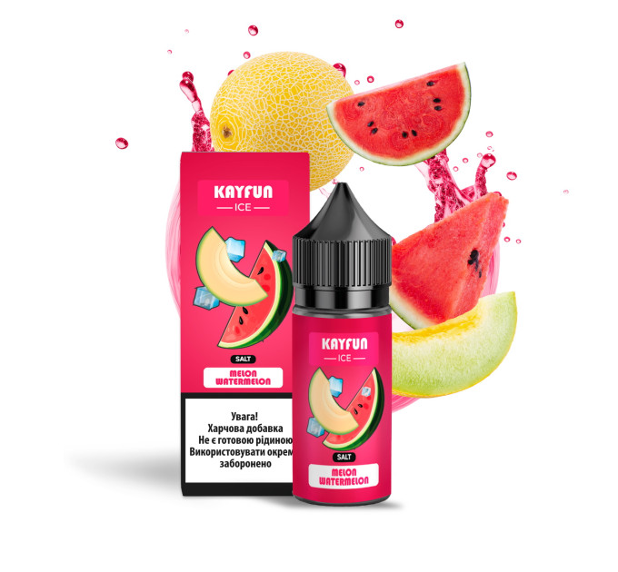 Набор компонентов для самозамеса солевой Flavorlab Kayfun Ice 30 мл (Melon Watermelon, Дыня арбуз айс 0-65 мг) (19779)
