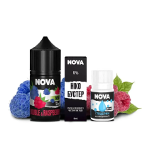 Набор компонентов для самозамеса солевой Nova 30 мл (DOUBLE RASPBERRY Малина, 0-50 мг)