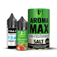 Набор компонентов для самозамеса солевой жидкости Flavorlab Aroma MAX 30 мл (Киви-Клубника, 0-65 мг)