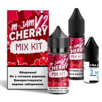 Набор компонентов для самозамеса солевой жидкости Flavorlab M-Jam V2 30 мл (Cherry Вишня, 0-65 мг)