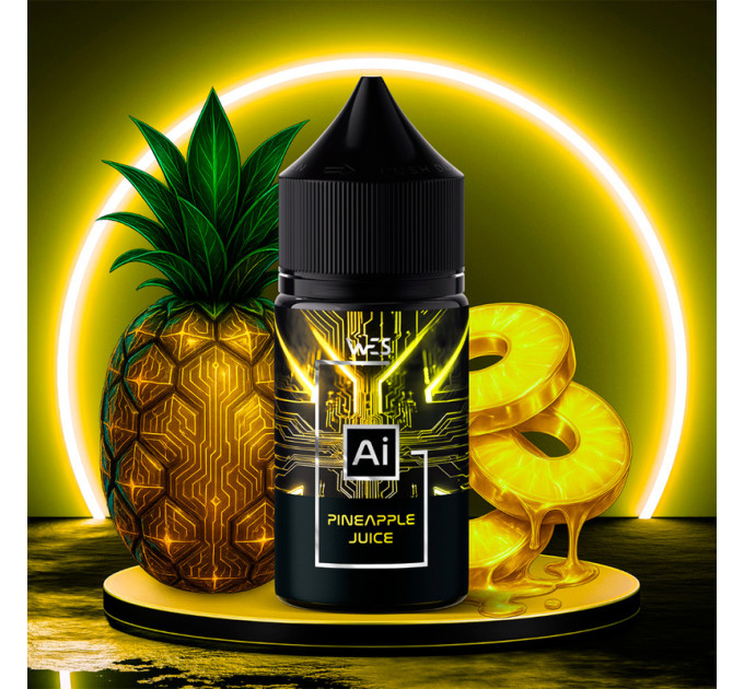 Набор компонентов для самозамеса солевой жидкости WES AI 30 мл (Pineapple Juice Сочный ананас, 0-50 мг) (18134)
