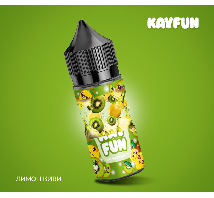 Набор компонентов для самозамеса солевой заправки Flavorlab Kayfun 30 мл (Киви Лимон, 0-65 мг) (18725)