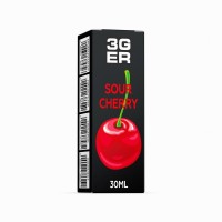 Набор компонентов заправки для самозамеса на солевом никотине 3GER 30 мл (Sour Cherry, 0-50 мг)