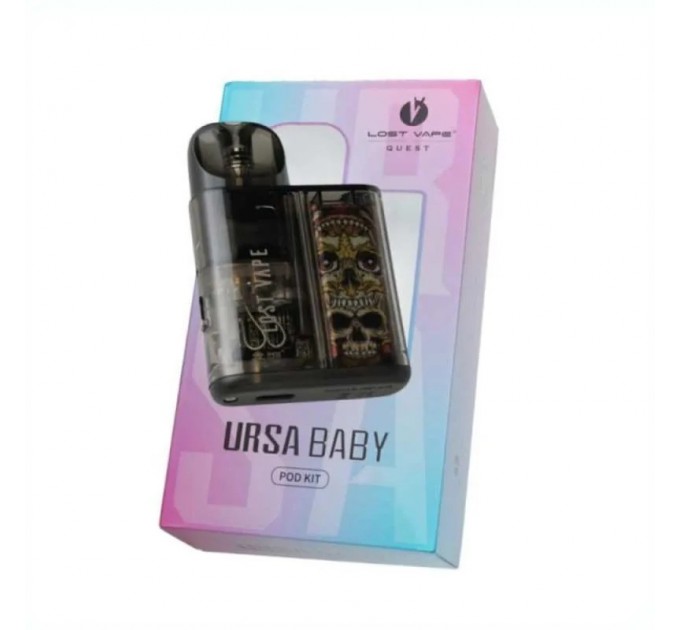 Под-система Lost Vape Ursa Baby Pod 800mAh 2.5ml Original Kit (Black Clear)