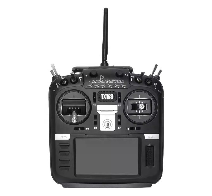 Пульт дистанционного управления RadioMaster TX16S MKII ELRS M2 16-канальный передатчик для БПЛА систем FPV (Black) (18772)