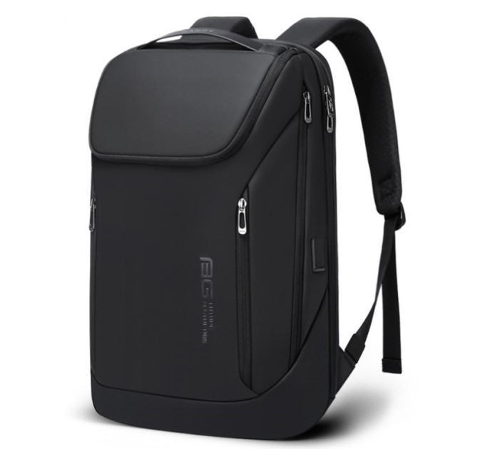 Рюкзак городской Bange BG-2517 25л ранец с отсеком для ноутбука до 15.6'' USB-разъем (Black) (19370)