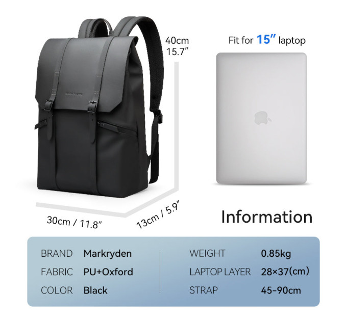Рюкзак городской для ноутбука 15