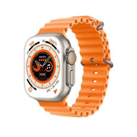 Смарт-годинник Skmei S233 Original силіконовий ремінець (Silver Orange)