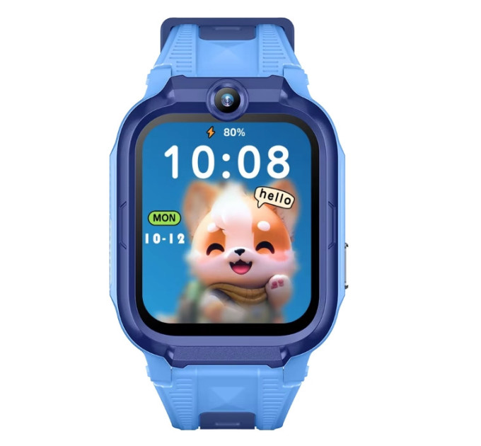 Смарт-часы детские Wonlex CT28 часы-телефон с видеозвонком GPS WI-FI и SIM-картой Original (Blue) (19897)