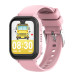 Смарт-часы детские Wonlex KT33 с камерой WI-FI GPS SIM-карта Original силиконовый ремешок (Pink) (17775)