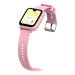 Смарт-часы детские Wonlex KT33 с камерой WI-FI GPS SIM-карта Original силиконовый ремешок (Pink) (17775)