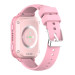 Смарт-часы детские Wonlex KT33 с камерой WI-FI GPS SIM-карта Original силиконовый ремешок (Pink) (17775)