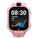 Смарт-часы детские Wonlex KT35 с камерой WI-FI GPS SIM-карта Original силиконовый ремешок (Pink) (17978)