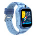 Смарт-часы телефон детские LEMFO LT37 4G GPS Wi-Fi с видеозвонком SIM-карта Original силиконовый ремешок (Blue) (18758)