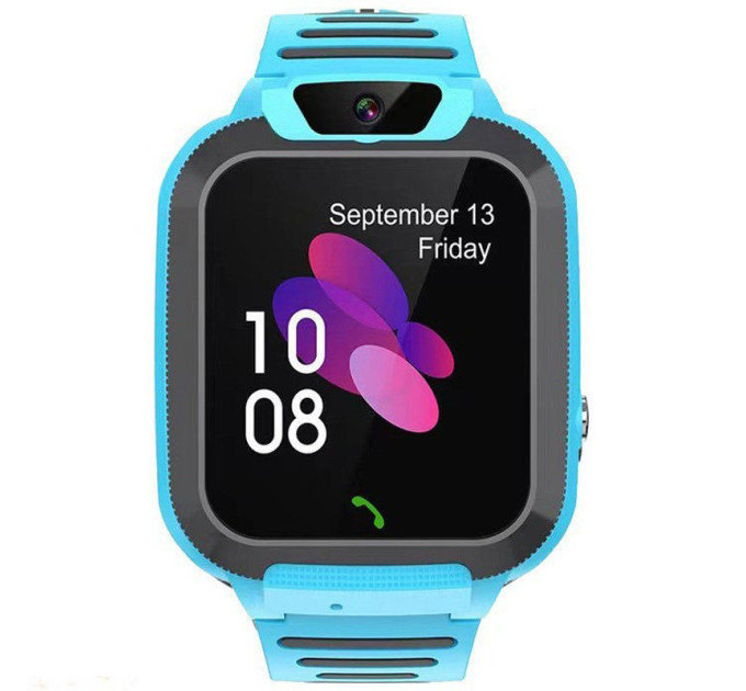 Смарт-часы телефон детские Smart Watch Q20 с видеозвонком WI-FI GPS SIM-карта (Blue) (18578)