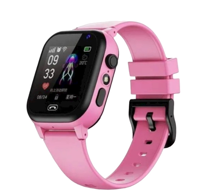 Смарт часы-телефон детские C005 с камерой GPS SIM-карта (Pink) (18331)