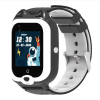 Смарт часы-телефон детские Wonlex KT22 4G камера прослушка геозона WI-FI GPS SIM Original (Black)