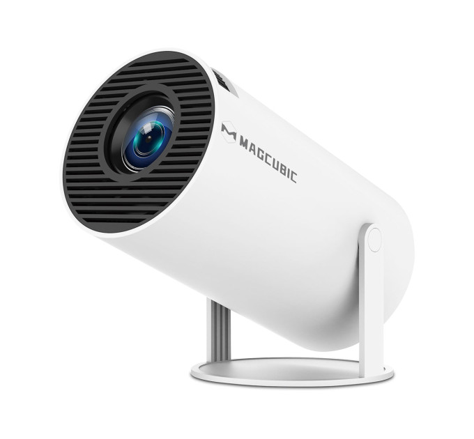 Смарт проектор Magcubic HY300 Pro Android 14, chip H726, 8K24fps, 1GB/8GB Wi-Fi 2.4G/5G Обновленная версия Кинотеатр (White) (19029)