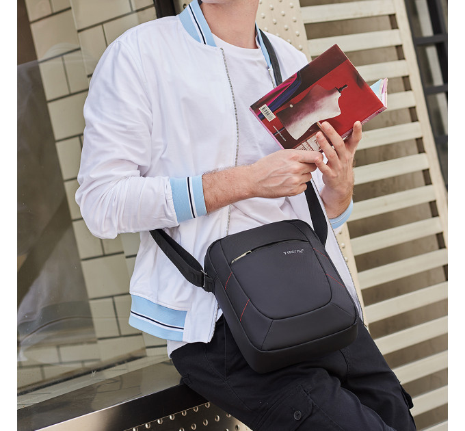 Сумка через плечо Tigernu T-L5108 5л с отсеком для планшета 9.6'' (Black) (17067)