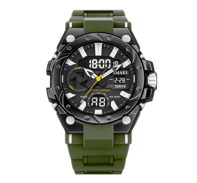 Тактические наручные часы Smael 8029 Original (Army Green) (16684)