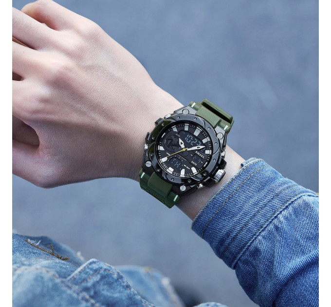 Тактические наручные часы Smael 8029 Original (Army Green) (16684)